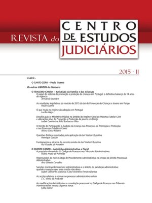 cover image of Revista do CEJ n.º 2 de 2015